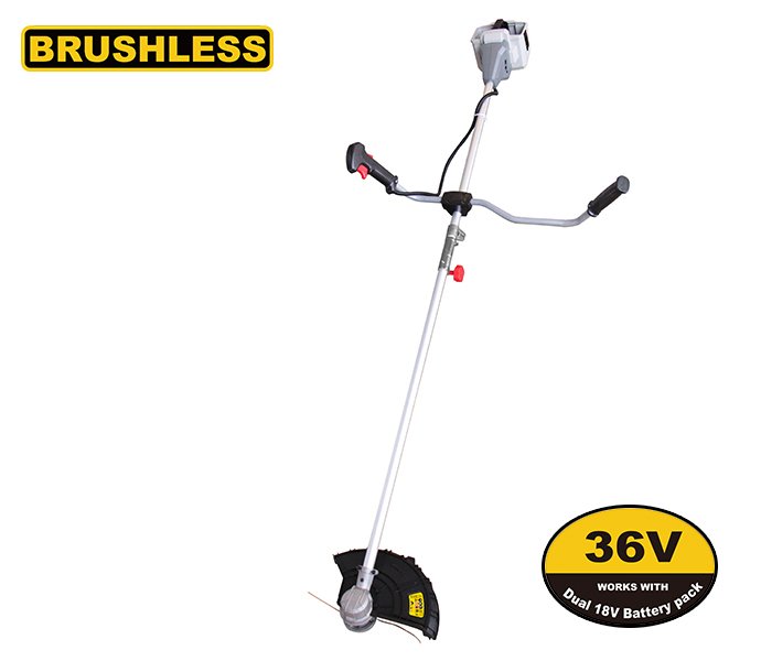 36V 2-in-1 Brush Cutter & Line Trimmer
