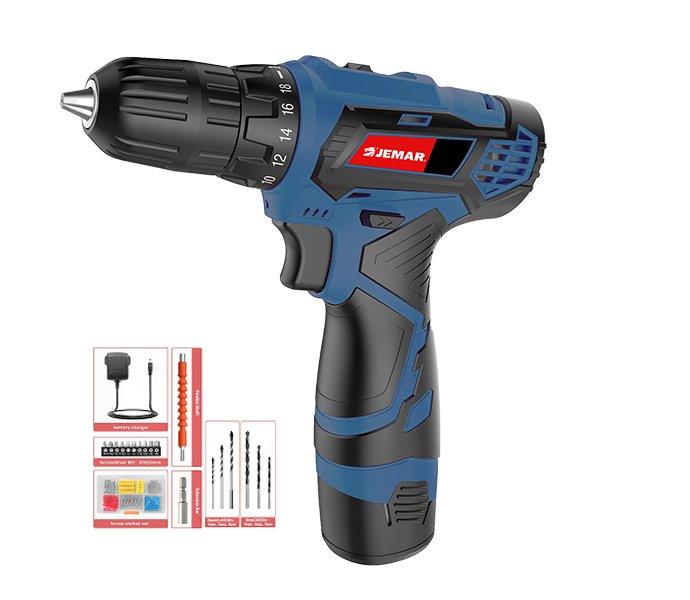 JLS-1221K 12V Cordless Drill Driver KIT