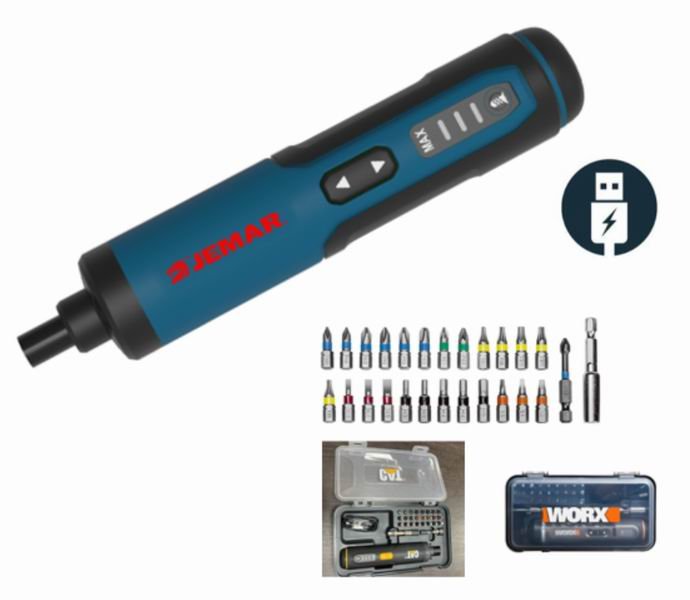 CLS-360K JEMAR 3.6v PRO  USB Lithium Screwdriver